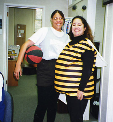 Play Hard, Think Freely. Halloween 1998. Two of our founders setting a solid example. Our first CFO, Christina Hernandez (L) and our first Head of HR, Roberta Hernandez (R) keep it light on Halloween, doubling as our fifth anniversary. Image: MHW Archives