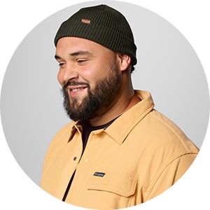 A stylish man for men's big or tall size clothing.