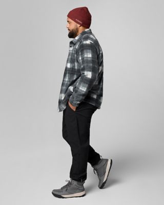 A man in a heavyweight flannel.