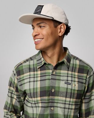 A man in plaid.