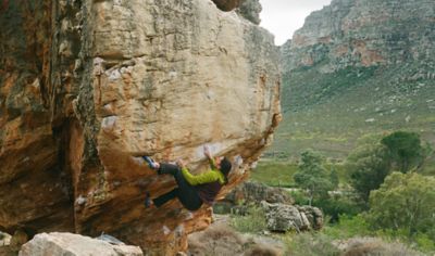 Kyra climbing