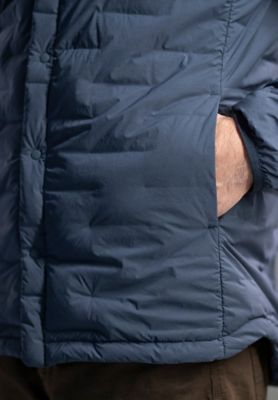 Detail shot of the Men's Super/DS™ Stretchdown Climb Shacket front side pocket