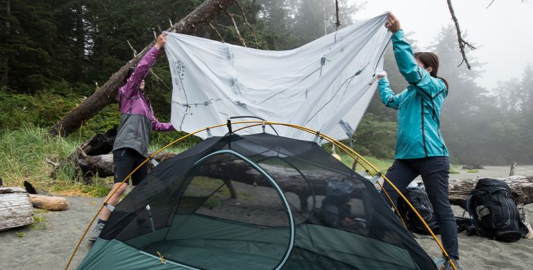 Is wet weather in the forecast for your next camping trip? Stay dry and enjoy your trip with these tips and tricks for camping in the rain.