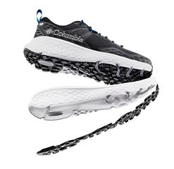 Graphic of Omni-Max system cushioning, stability, and traction. 