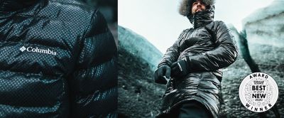 New Columbia Omni-Heat Black Dot jackets.