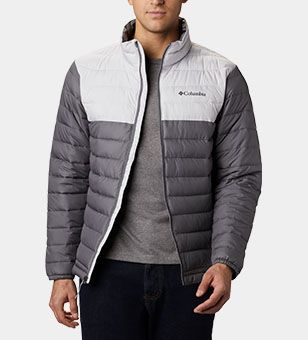 A man in an insulated jacket.