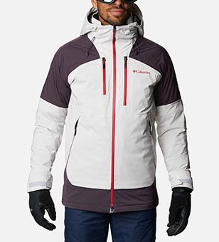 A man in a snow jacket and gear.