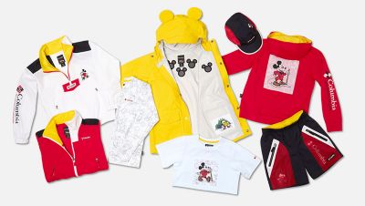 Assorted Mickey Mouse collection gear. 