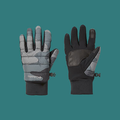 Ski gloves.