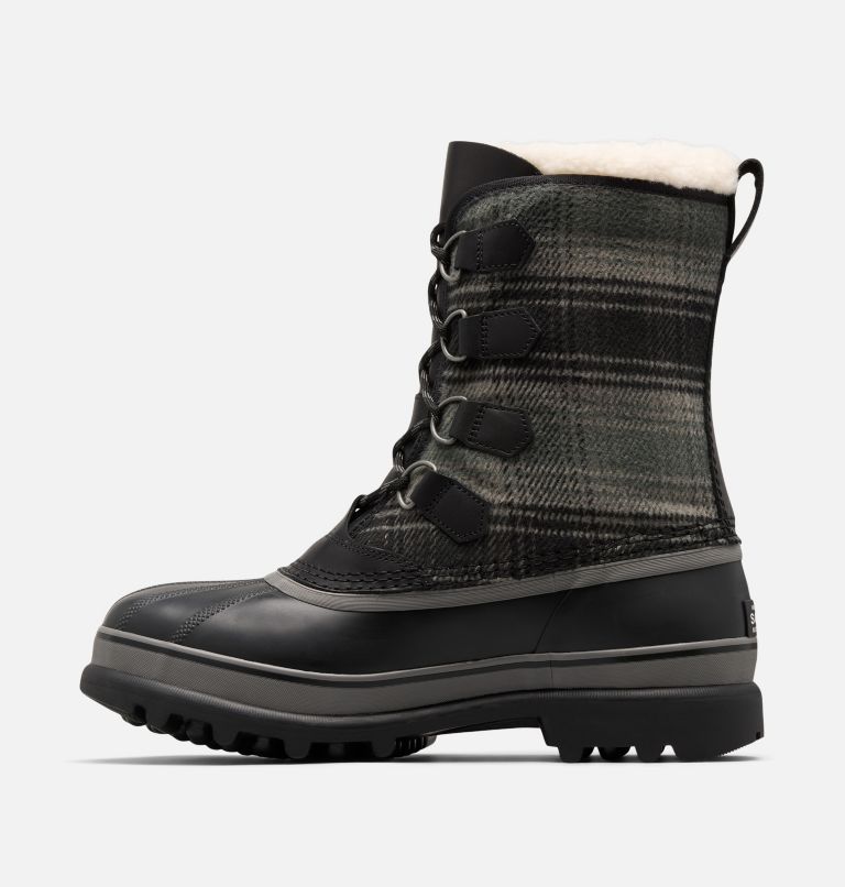 CARIBOU Men's Waterproof Boot, Color: Black, Quarry, image 2