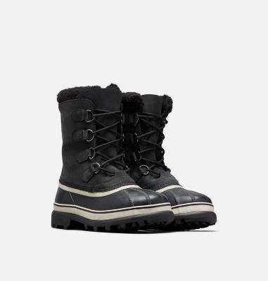 CARIBOU Men's Waterproof Boot, Color: Black, Dark Stone, image 10