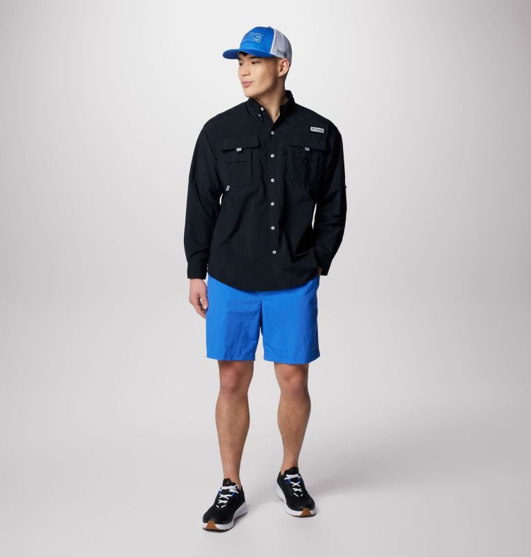 Men’s PFG Bahama II Long Sleeve Shirt, Color: Black, image 3
