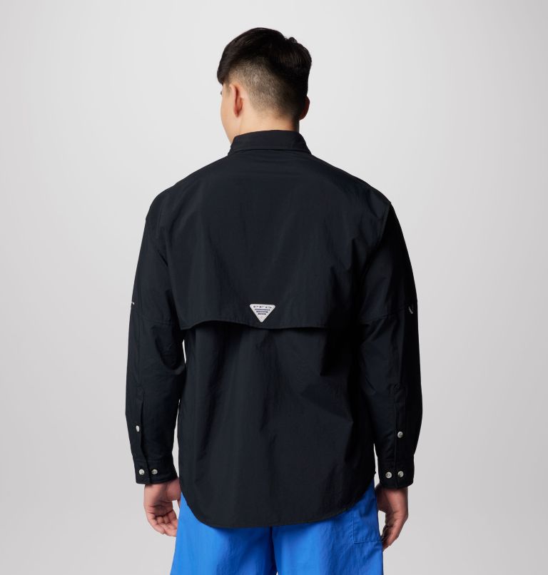 Men’s PFG Bahama II Long Sleeve Shirt, Color: Black, image 2