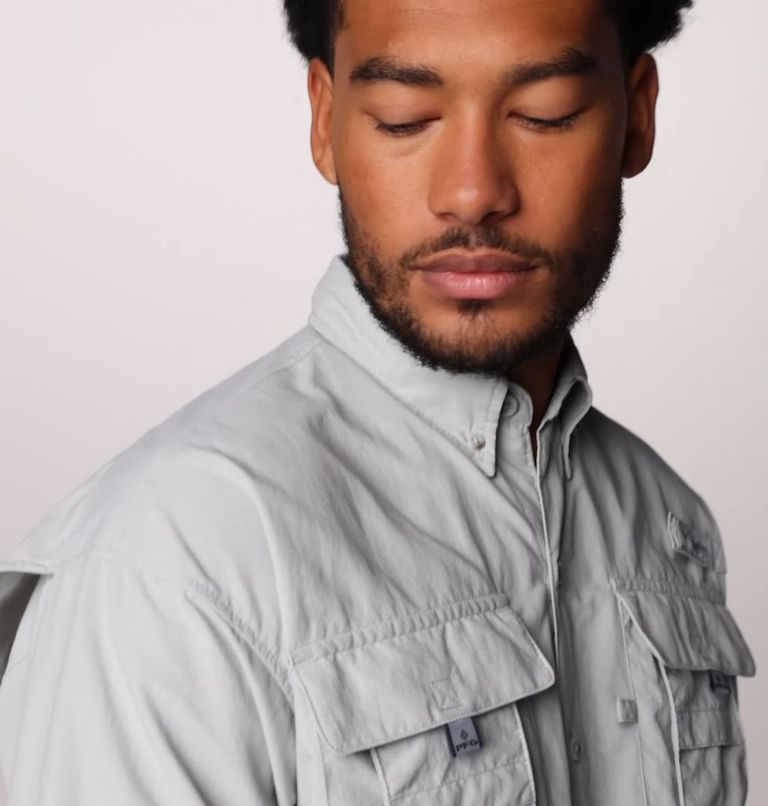 Chemise à manches longues Bahama II pour homme, Color: Cool Grey