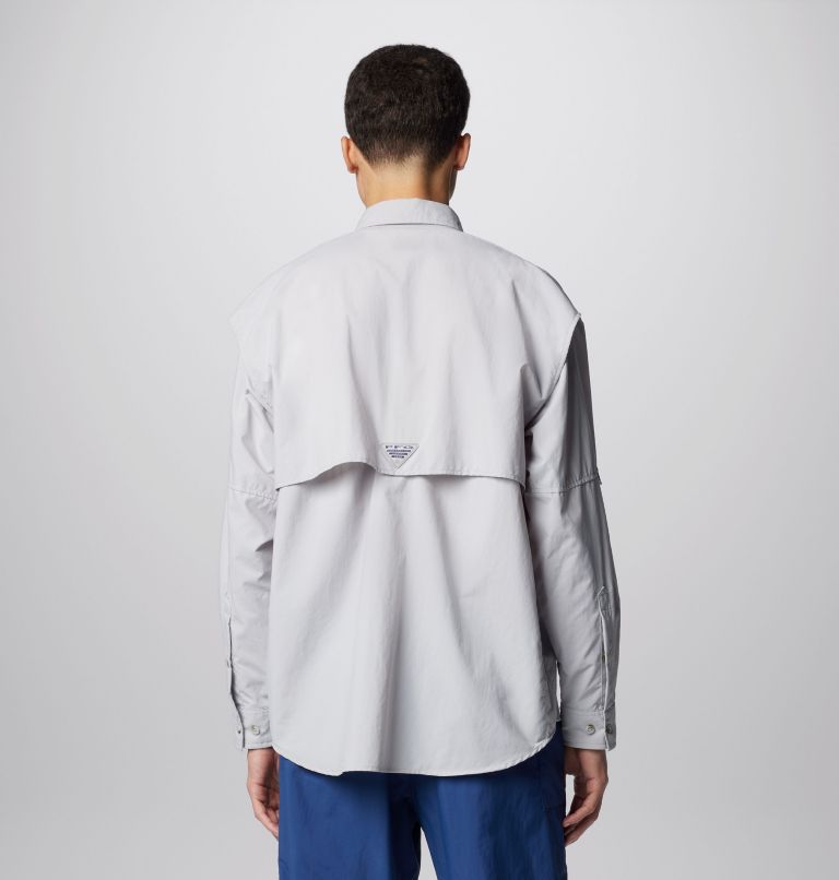 Men’s PFG Bahama II Long Sleeve Shirt, Color: Cool Grey, image 2