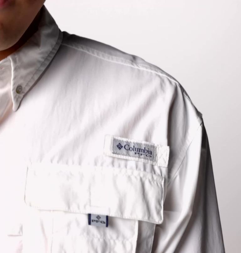 Chemise à manches longues Bahama II pour homme, Color: White