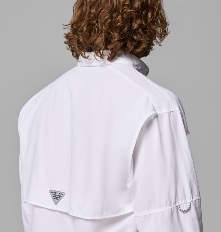 Men’s PFG Bahama II Long Sleeve Shirt, Color: White, image 8