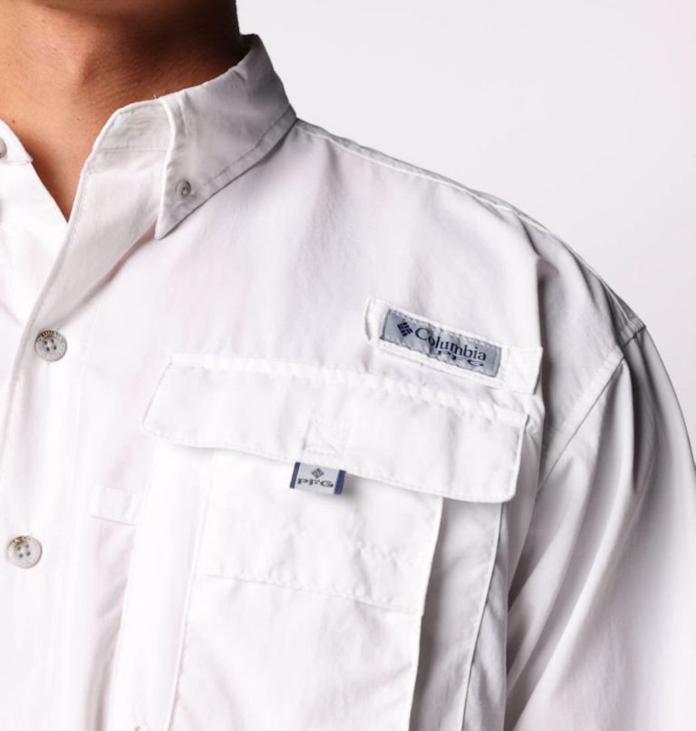 Men’s PFG Bahama II Long Sleeve Shirt, Color: White