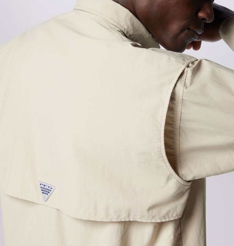 Men’s PFG Bahama II Long Sleeve Shirt, Color: Fossil, image 6