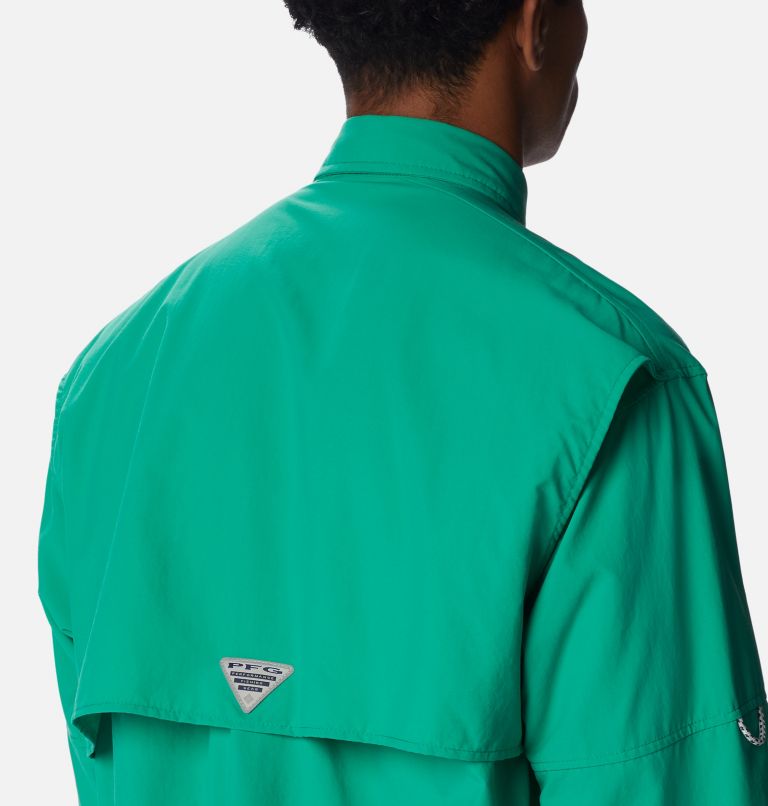 Thumbnail: Men’s PFG Bahama II Long Sleeve Shirt, Color: Circuit, image 5