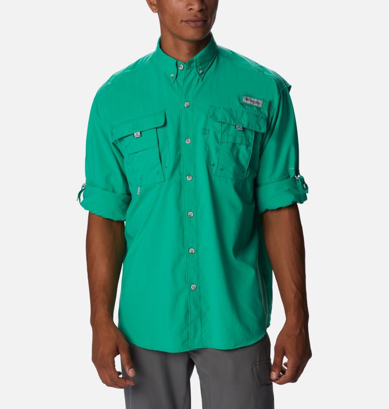 Men’s PFG Bahama II Long Sleeve Shirt, Color: Circuit, image 6