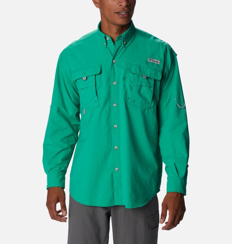 Men’s PFG Bahama II Long Sleeve Shirt, Color: Circuit, image 1