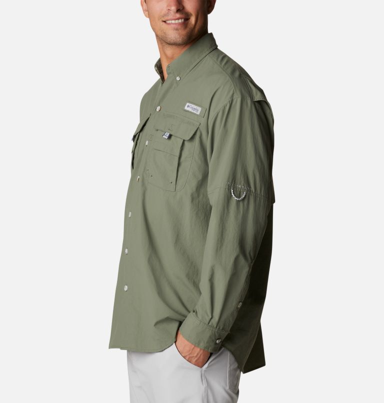 Men’s PFG Bahama II Long Sleeve Shirt, Color: Cypress, image 3