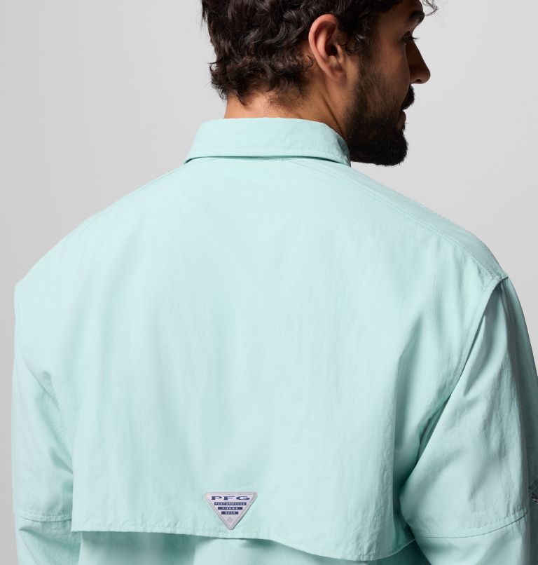 Men’s PFG Bahama II Long Sleeve Shirt, Color: Misty Jade, image 7