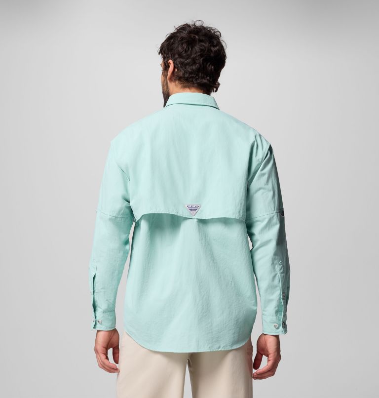 Men’s PFG Bahama II Long Sleeve Shirt, Color: Misty Jade, image 3