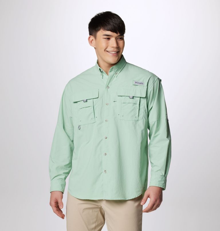 Columbia Men's Gulf Stream Green Bahama II L/S Shirt