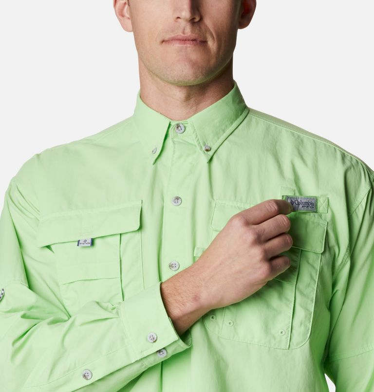 Camisa Bahama II para hombre, Color: Lime Glow, image 4