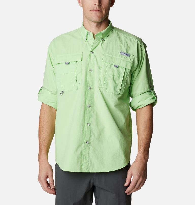 Camisa Bahama II para hombre, Color: Lime Glow, image 6