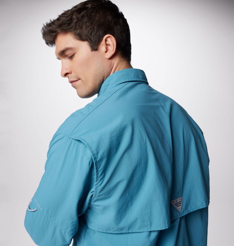 Men’s PFG Bahama II Long Sleeve Shirt, Color: Canyon Blue, image 6