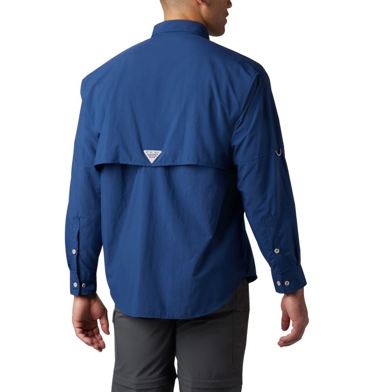 Columbia PFG Light Blue Omni Shade Vented Long Sleeve Fishing Shirt XL