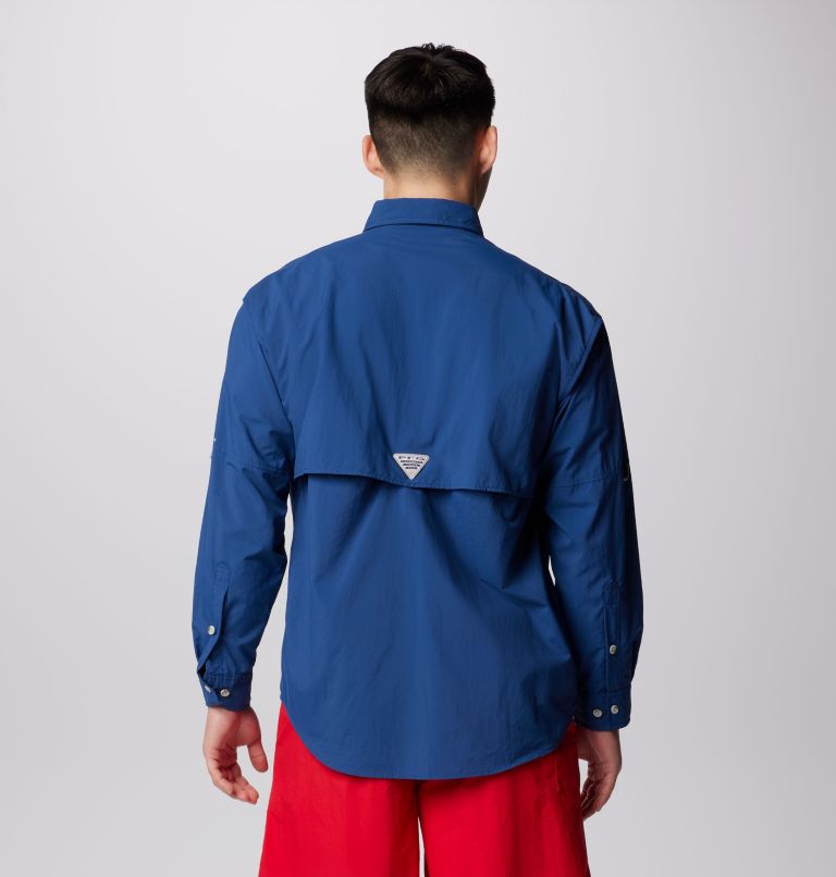 Men’s PFG Bahama II Long Sleeve Shirt, Color: Carbon, image 2