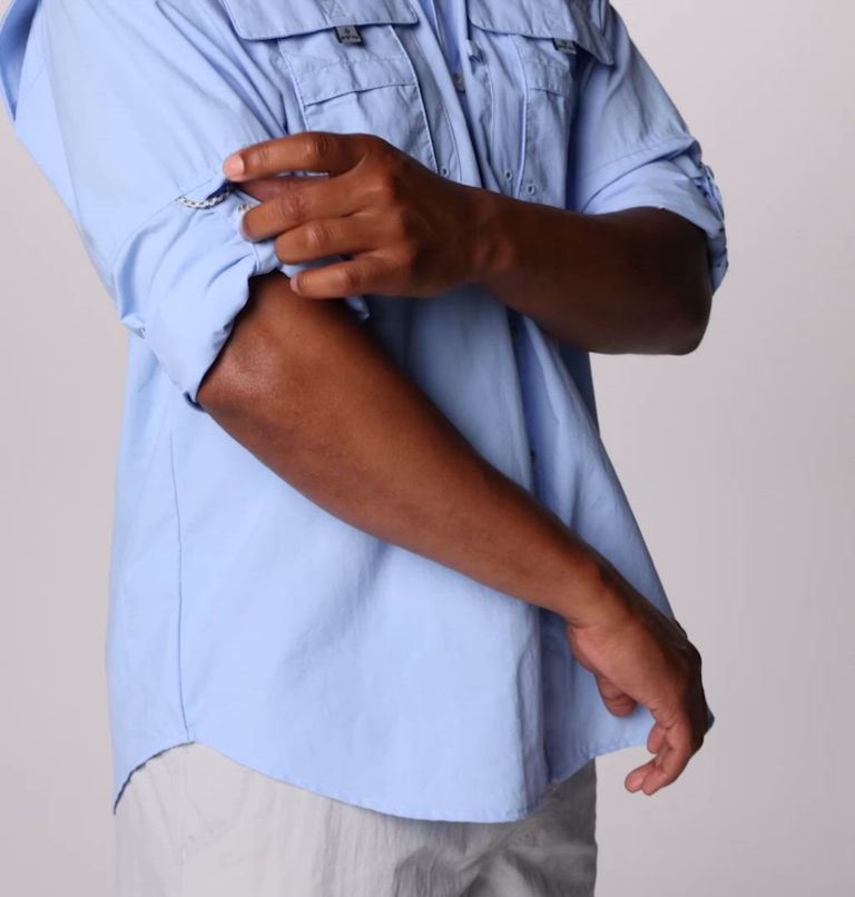 Men’s PFG Bahama II Long Sleeve Shirt, Color: Sail