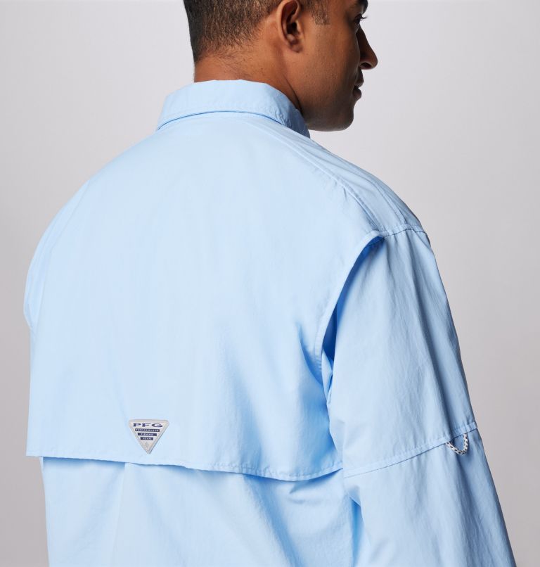 Thumbnail: Men’s PFG Bahama II Long Sleeve Shirt, Color: Sail, image 6