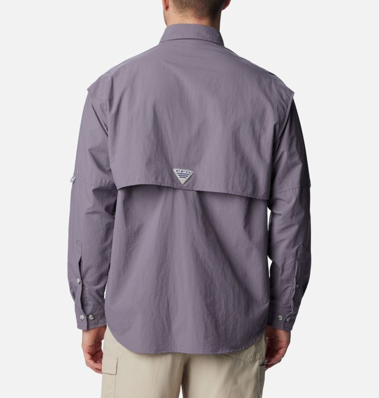 Men’s PFG Bahama II Long Sleeve Shirt, Color: Granite Purple, image 2