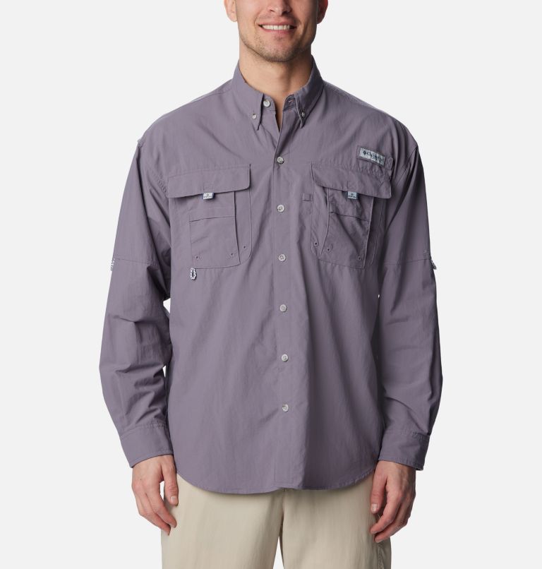 Columbia Men's PFG Bahama Button Down Shirt, XXS, Blue