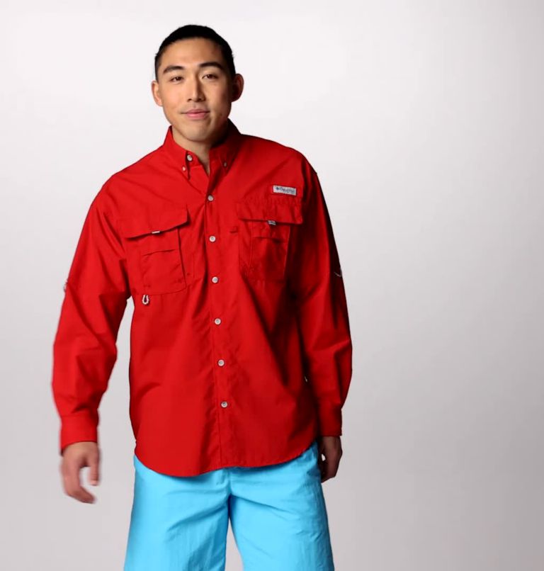 Camisa Bahama II para hombre, Color: Red Spark