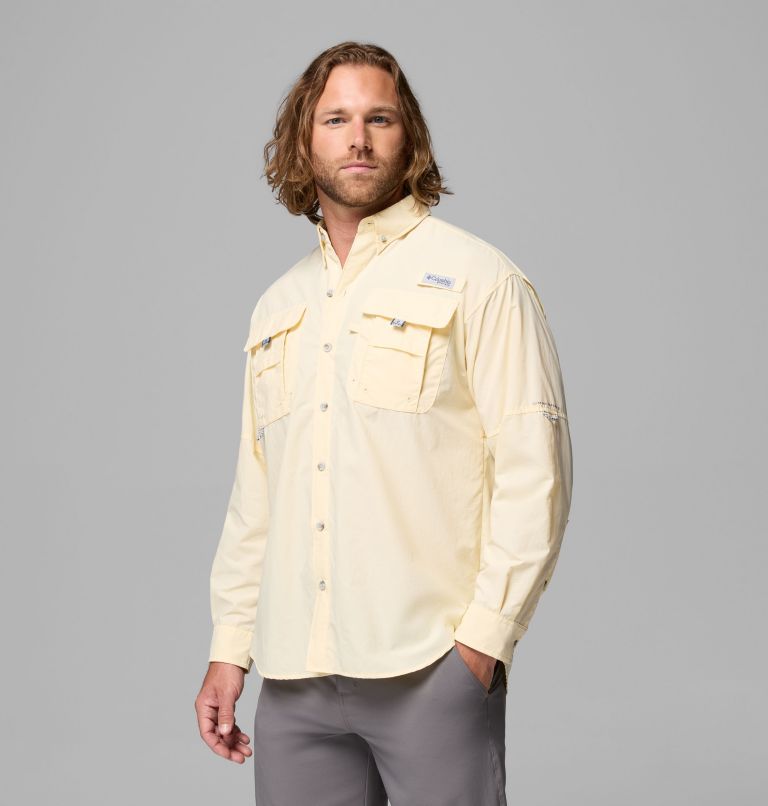Men's Bahama II Shirt, Color: Lemon Wash, image 4