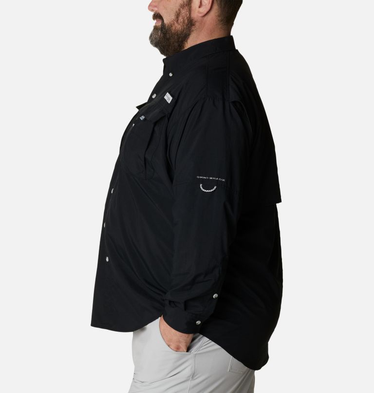 Men’s PFG Bahama II Long Sleeve Shirt - Big, Color: Black, image 3