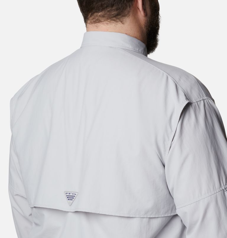 Columbia Men's Bahama II Long-Sleeve Shirt Embroidery Cool Gray / 2x Large