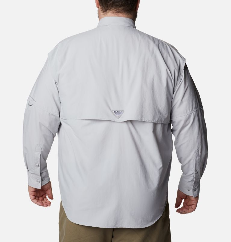 Men’s PFG Bahama II Long Sleeve Shirt - Big, Color: Cool Grey, image 2