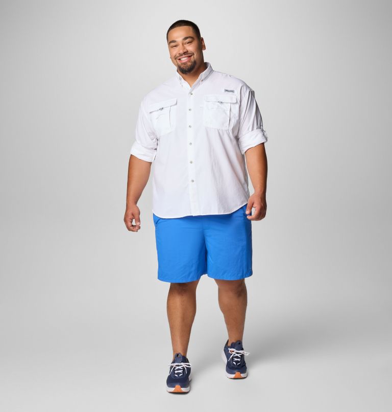Men’s PFG Bahama II Long Sleeve Shirt - Big, Color: White, image 3
