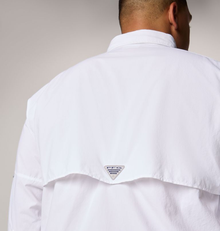 Men’s PFG Bahama II Long Sleeve Shirt - Big, Color: White, image 6