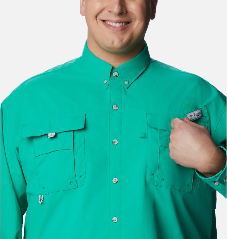 Men’s PFG Bahama II Long Sleeve Shirt - Big, Color: Circuit, image 4