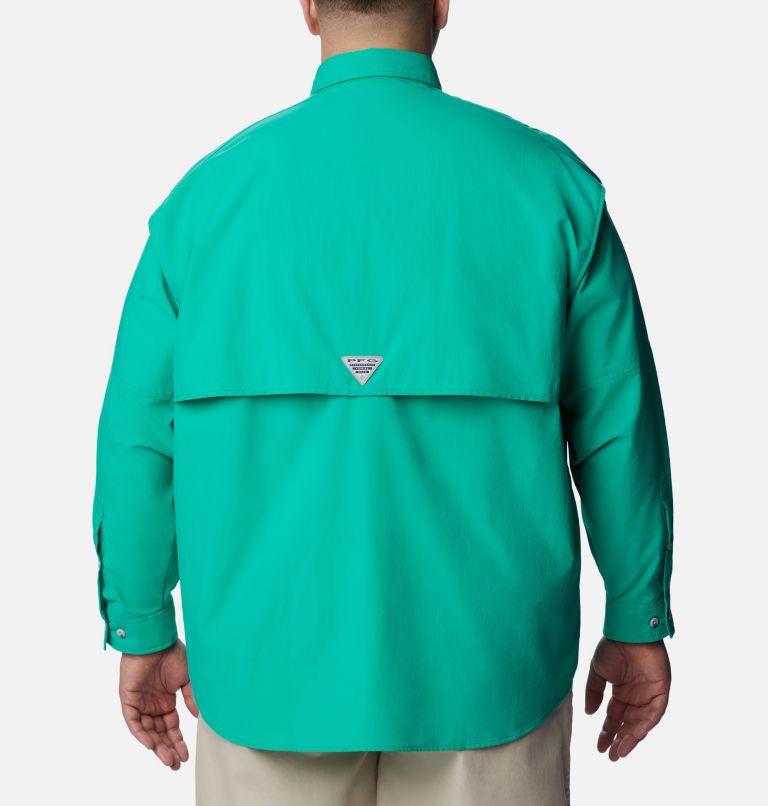 Thumbnail: Men’s PFG Bahama II Long Sleeve Shirt - Big, Color: Circuit, image 2