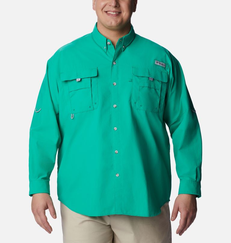 Men’s PFG Bahama II Long Sleeve Shirt - Big, Color: Circuit, image 1