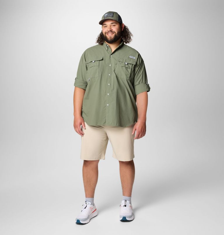 Men’s PFG Bahama II Long Sleeve Shirt - Big, Color: Cypress, image 3